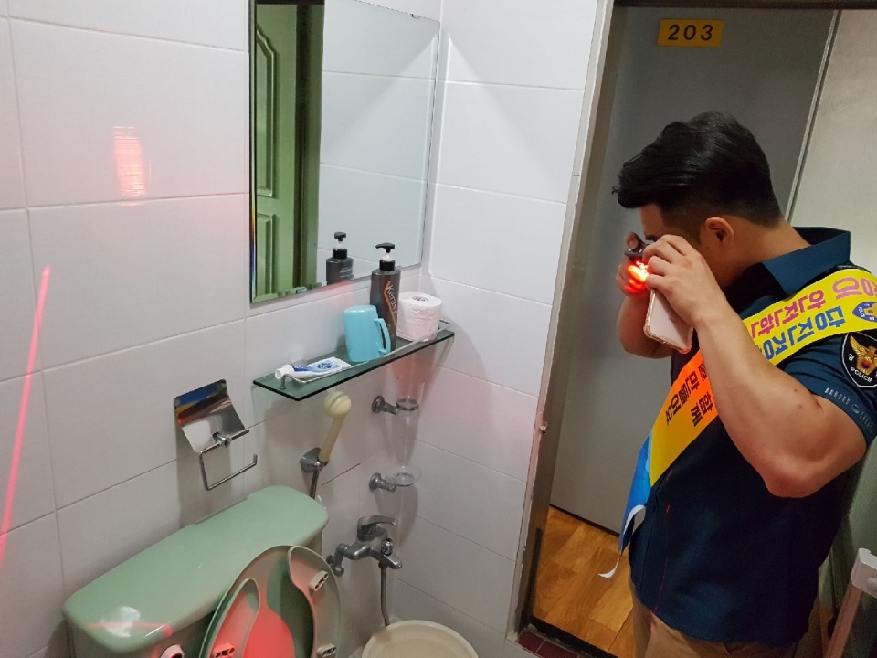 숙박업소 불법카메라 설치여부 점검