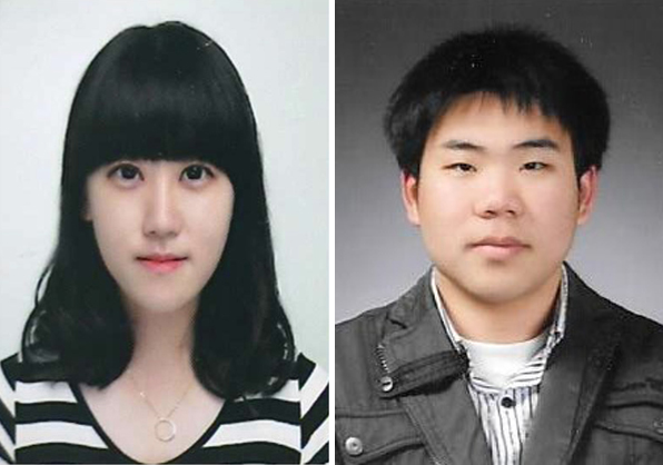 건설환경공학과 박송이(왼쪽), 방현태(오른쪽) 대학원생.